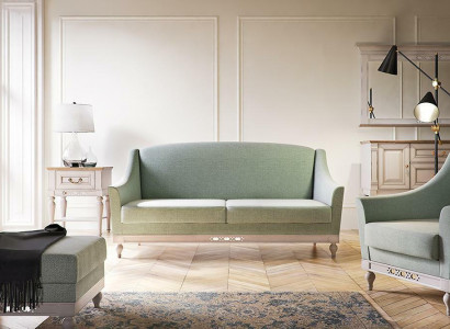 Sofagarnitur Sofa Couch Polster Set Garnitur Sitz 311 Hocker 4tlg. Garnituren